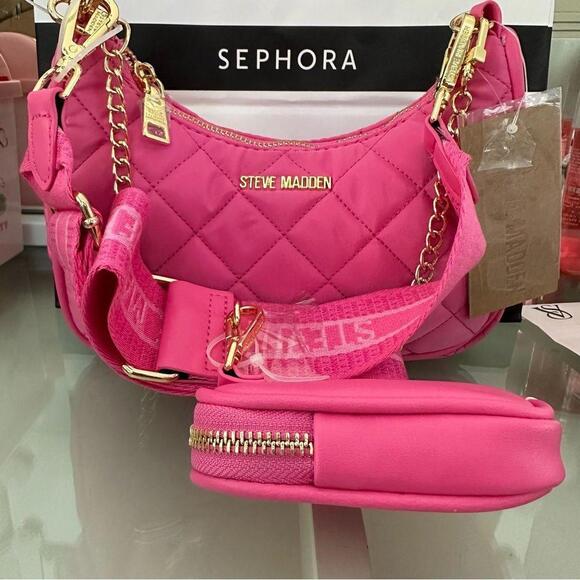 Steve Madden Handbags - Viral Tik Tok Steve Madden Btamela Quilt w/Chain Purse